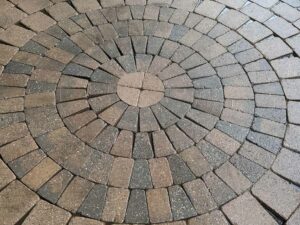 circular stonework after