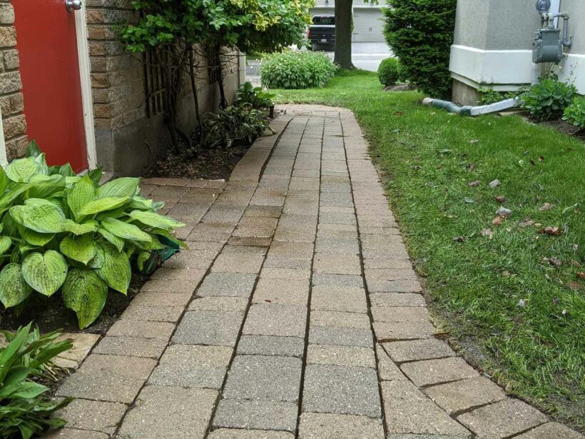 stone pathway after